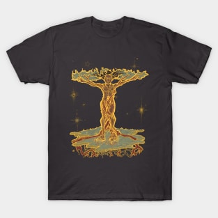 Male Tree of Life (Light and Color) T-Shirt